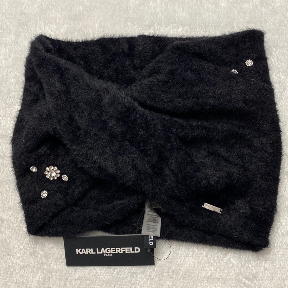 Karl Lagerfeld Scarf Black  color
